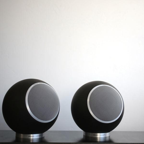 Planet L Speakers (Pair) Matte Black