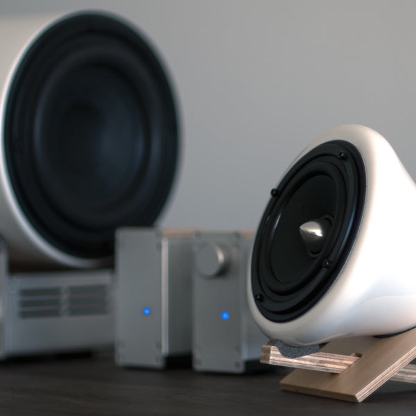 Ceramic Speaker Complete System - Speakers + Amp + Sub