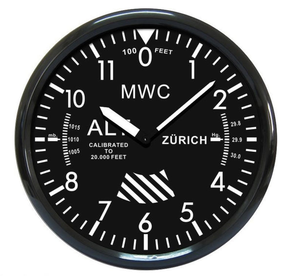 Altimeter Wall Clock