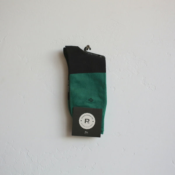 Starter Socks - Navy Green